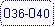 Rounded Rectangle: 036-040