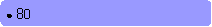 Rounded Rectangle: ● 80