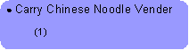 Rounded Rectangle: ● Carry Chinese Noodle Vender         (1)