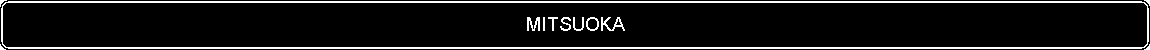 Flowchart: Alternate Process: MITSUOKA